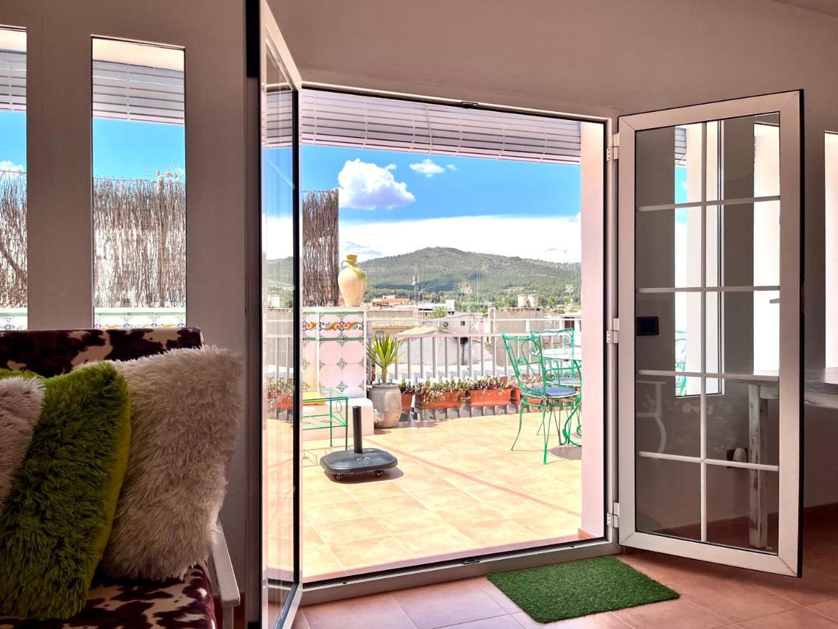 Atico Con Vistas En L'Olleria Apartment Ngoại thất bức ảnh